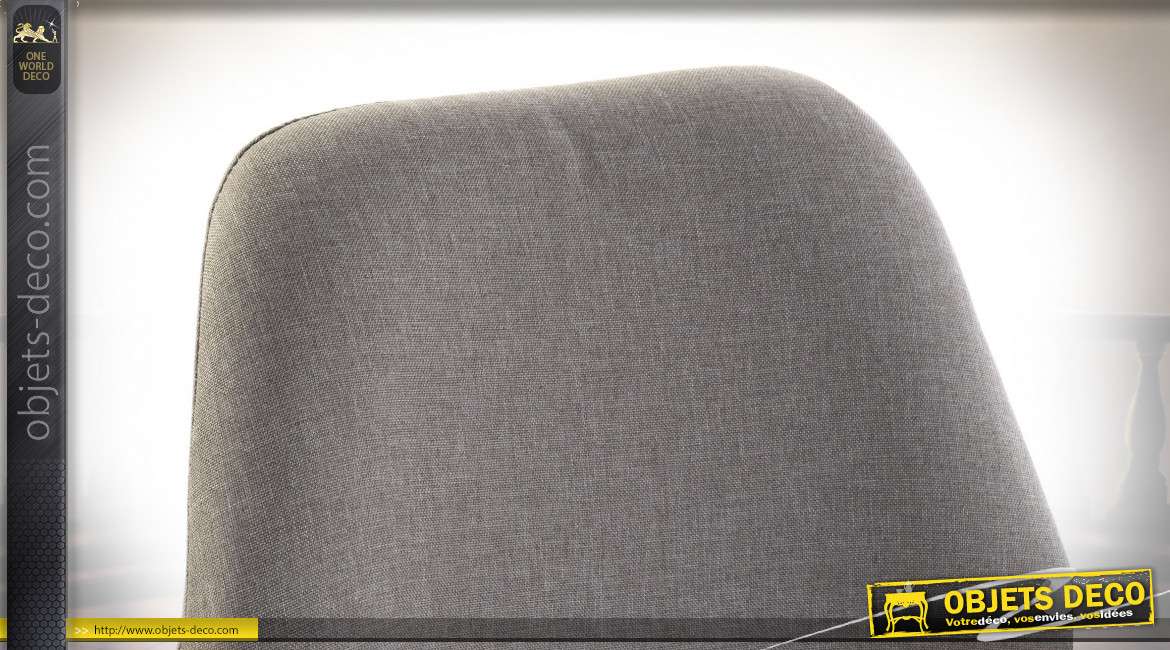CHAISE POLYESTER HETRE 48X56X83 REMBOURRAGE GRIS