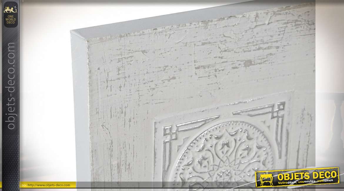 TABLEAU TOILE PIN 45X3X90 CARRELAGE RELIEF 2 MOD.