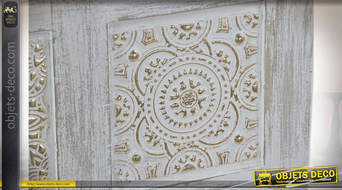 TABLEAU TOILE PIN 45X3X90 CARRELAGE RELIEF 2 MOD.