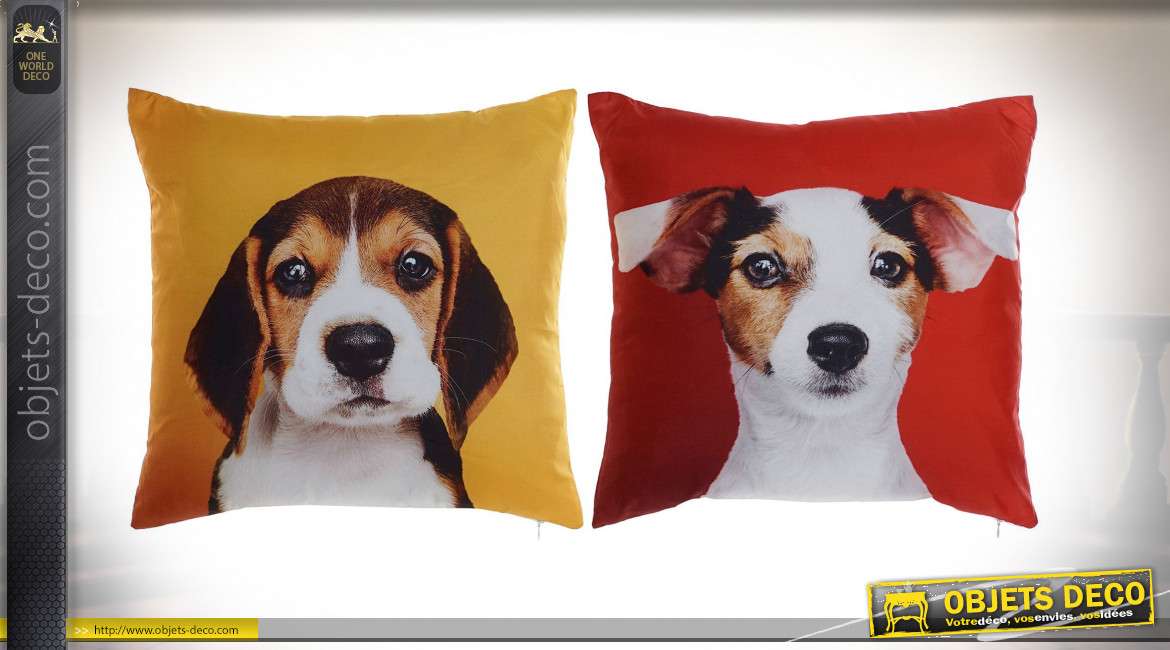 COUSSIN POLYESTER 45X11X45 350 GR, CHIOTS 2 MOD.
