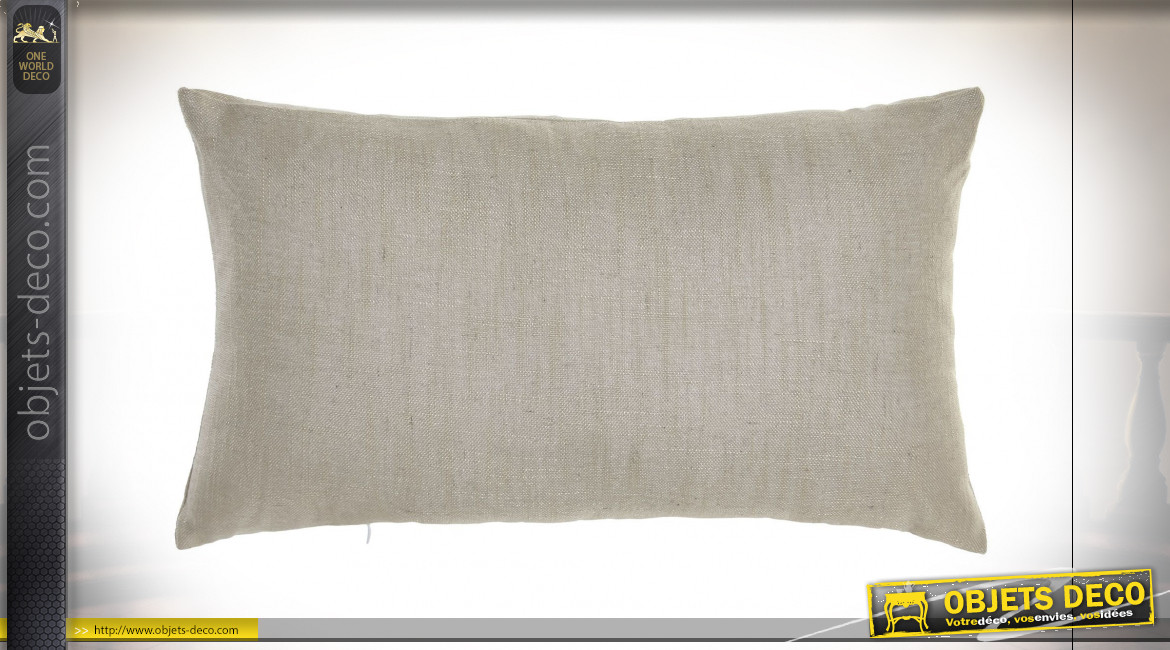 COUSSIN POLYESTER 50X10X30 0,420 KG K BEIGE