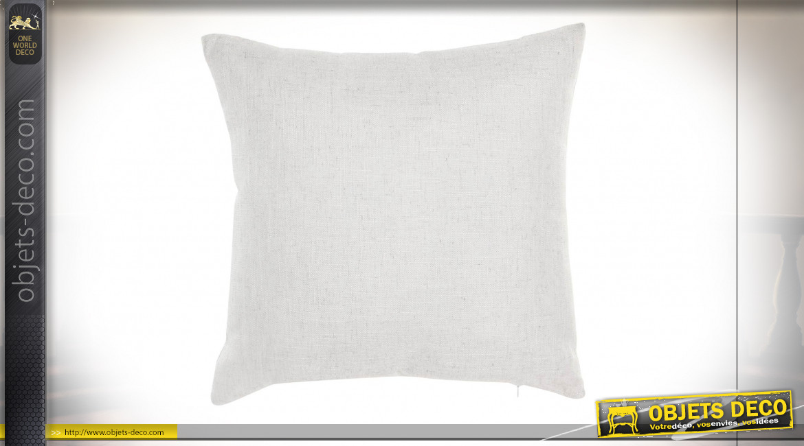 COUSSIN POLYESTER 45X10X45 516 GR, KG BLANC