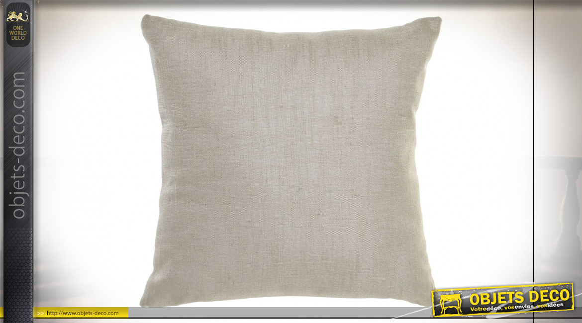 COUSSIN POLYESTER 45X10X45 0,520 KG K BEIGE