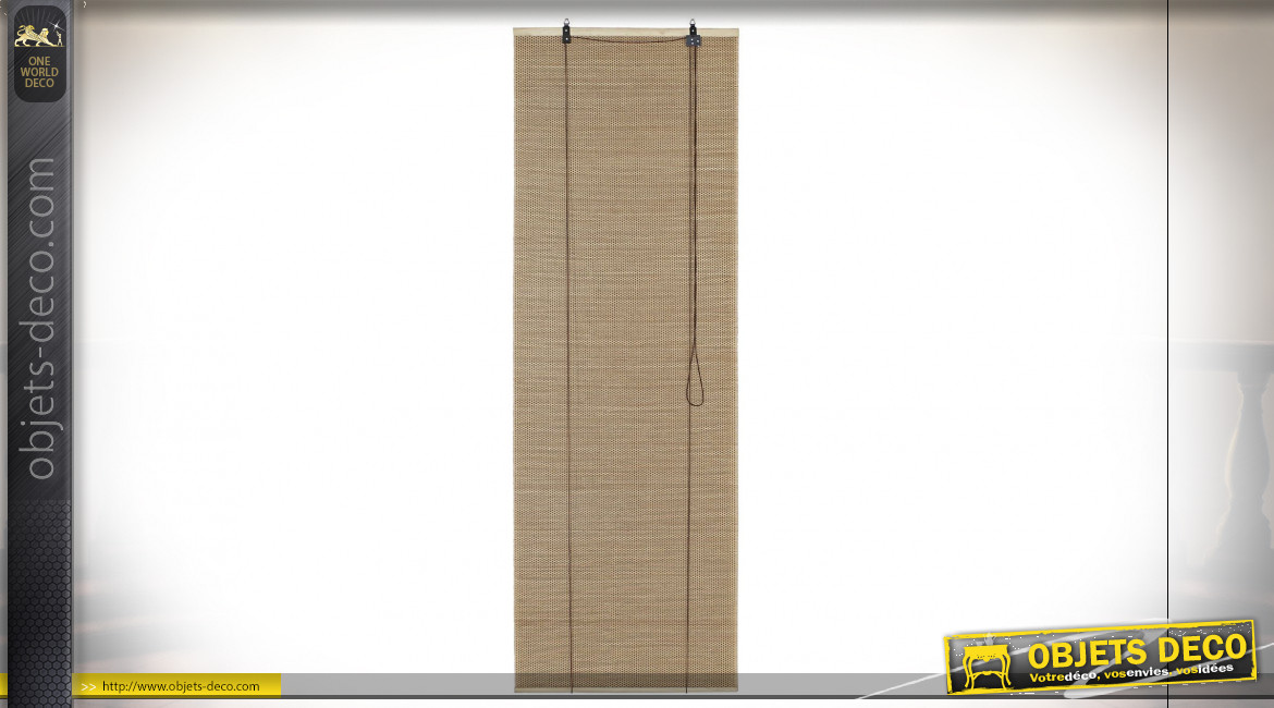 STORE BAMBOU 60X3X172 ROULABLE NATUREL
