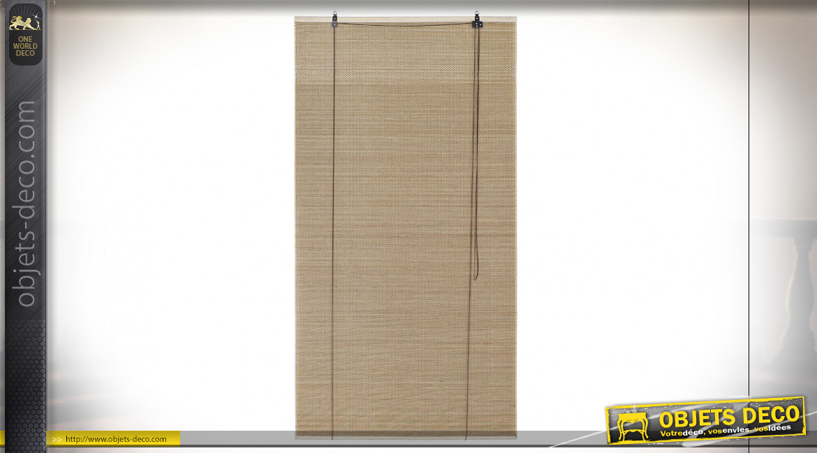 STORE BAMBOU 90X3X175 ROULABLE NATUREL