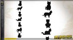 Tableaux noir semainier motifs chats