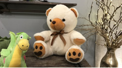 Ours en peluche, décoration chambre d'enfant chaleureuse et douce, 40cm