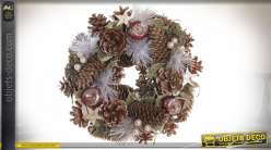 COURONNE ANANAS POLYSTYRENE 26X26X8.5 FEUILLES