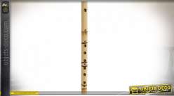 Flûte en bambou décorative, décoration chambre d'enfant esprit naturel, 30cm