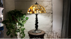 Lampe de style Tiffany, Maison de Vasselot, 68cm / Ø40cm