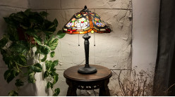 Lampe Tiffany, Domaine de la Marthonie, 54cm / Ø40cm