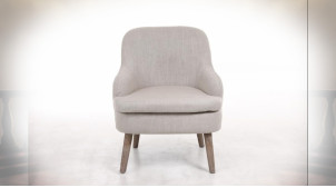 FAUTEUIL SAPIN POLYESTER 61X46X75 BEIGE