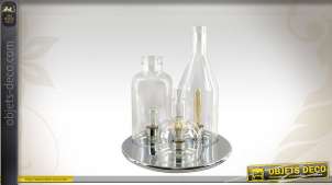 Lampe de table décorative design bouteilles