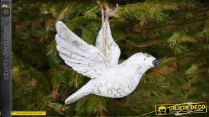 Mobile suspendu en forme d'oiseau blanc décoratif