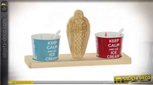 VERRE SET 5 FAIENCE PIN 30X10X15 GLACES
