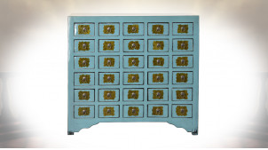 COMMODE ORME MÉTAL 106X42X99 TURQUOISE