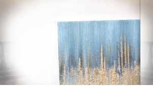 Série de 2 tableaux abstrait sur toile et bois 150 cm